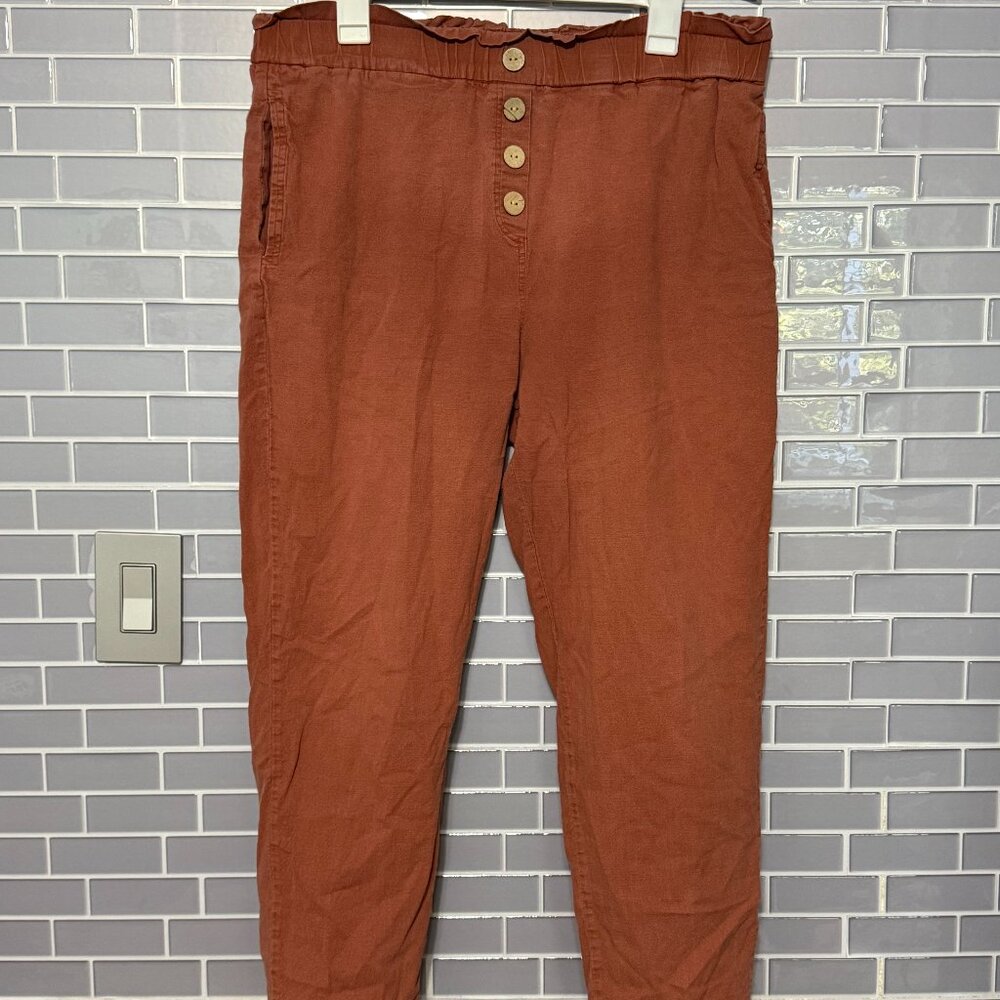 NIMIN Women’s Pants – Size 2XL – Rust Brown – Good Used Condition